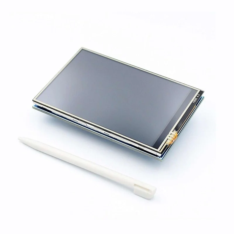Image of a 3.5 inch ILI9486 MCUFRIEND TFT LCD Shield and stylus